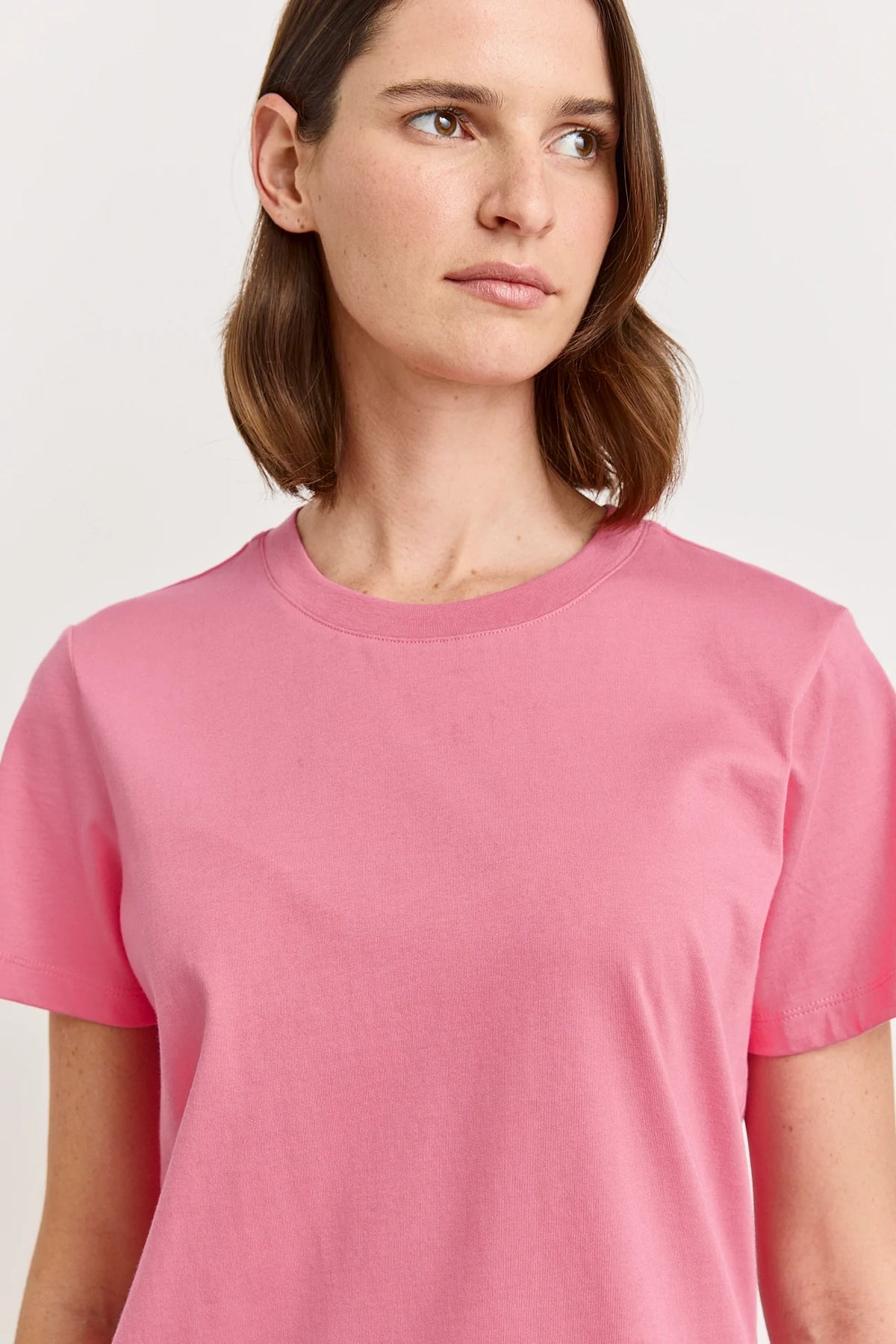 CLASSIC ORGANIC COTTON TEE in Flamingo by Toorallie at Darling & Domain