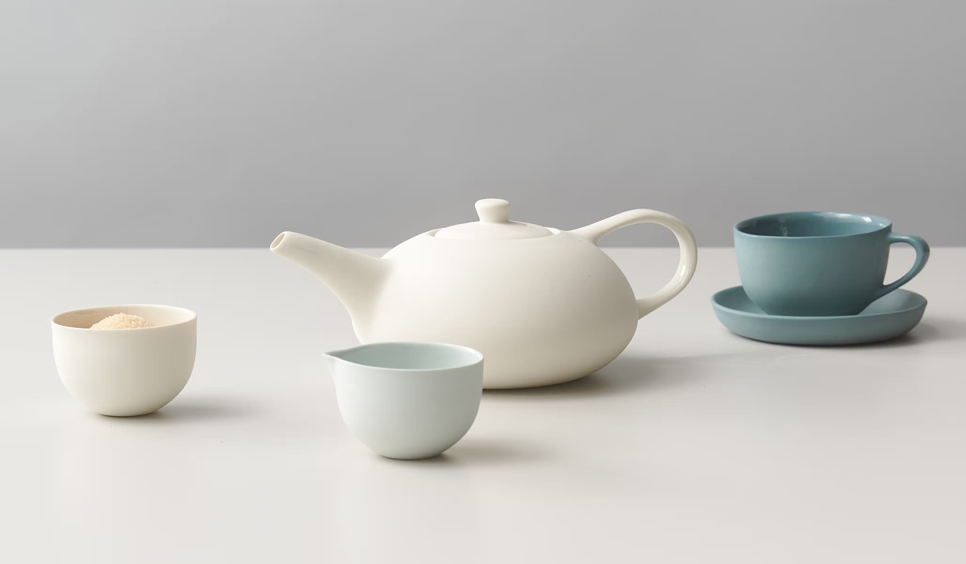 JUG ROUND in Mist by Mud Australia