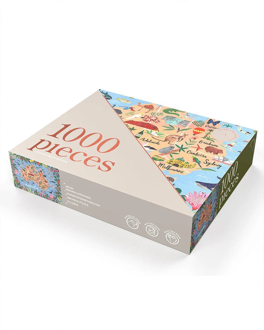 1000 PIECE JIGSAW PUZZLE Australia Edition by Journey of Something at Darling & Domain