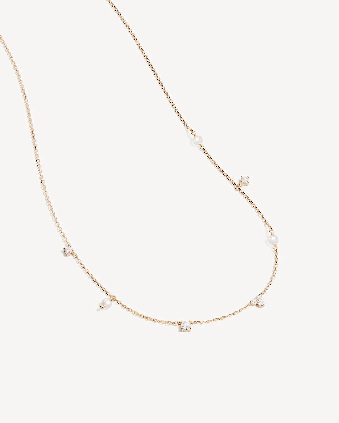 By Charlotte MOONLIGHT BLOOM PEARL CHOKER in 18k Gold Vermeil