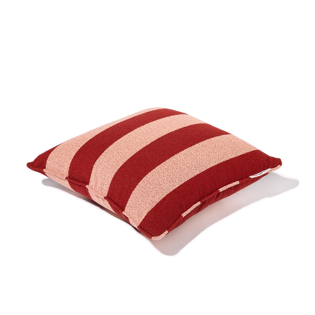 THE SMALL SQUARE THROW PILLOW in Terry Terracotta Stripe by Business & Pleasure