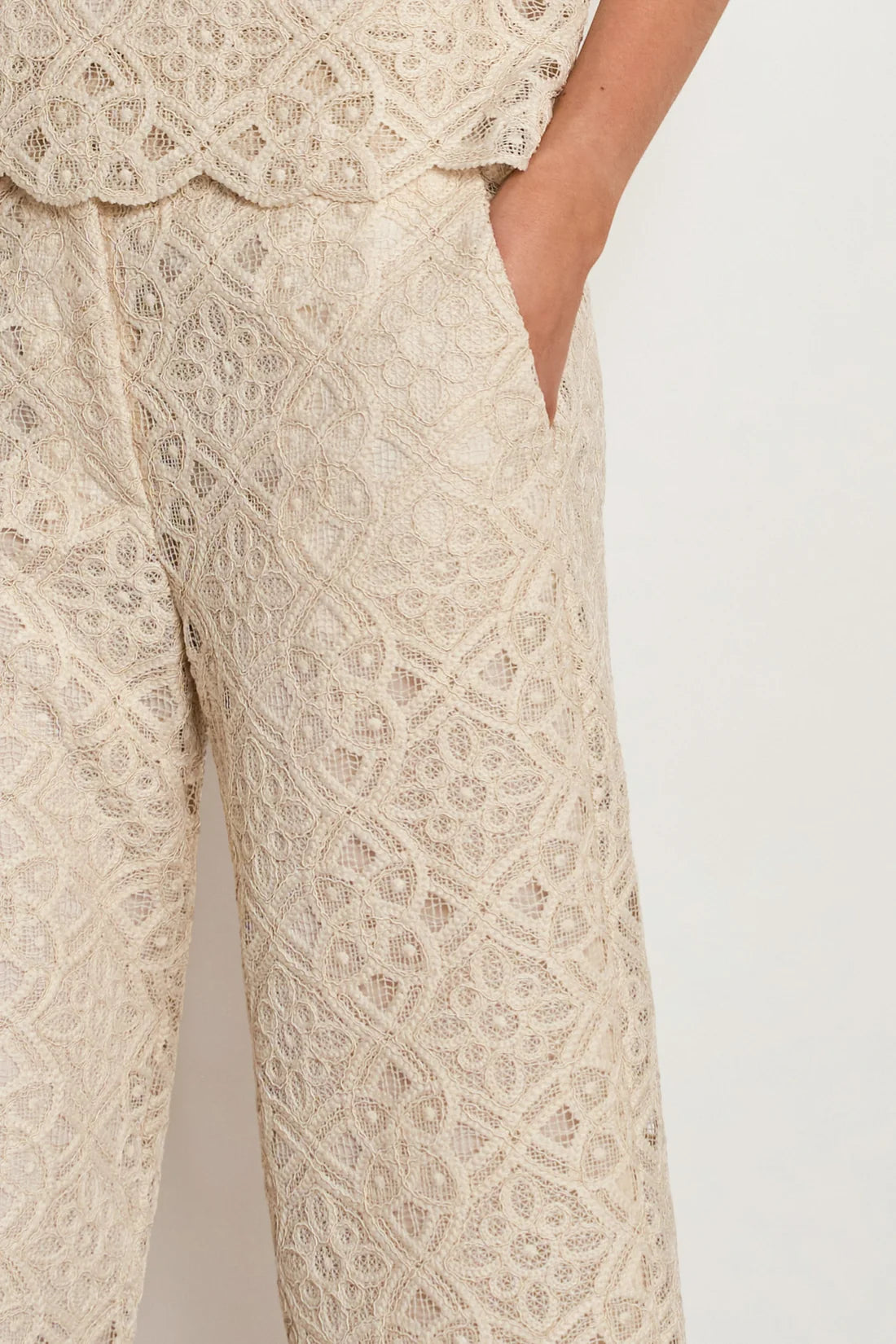 DIRECT PANT in Ecru from Zoe Kratzmann