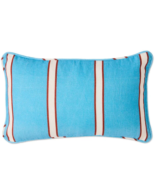 UPHOLSTERY RECTANGLE LOUNGE CUSHION in Piazza Stripe from the amazing range of Kip & Co products