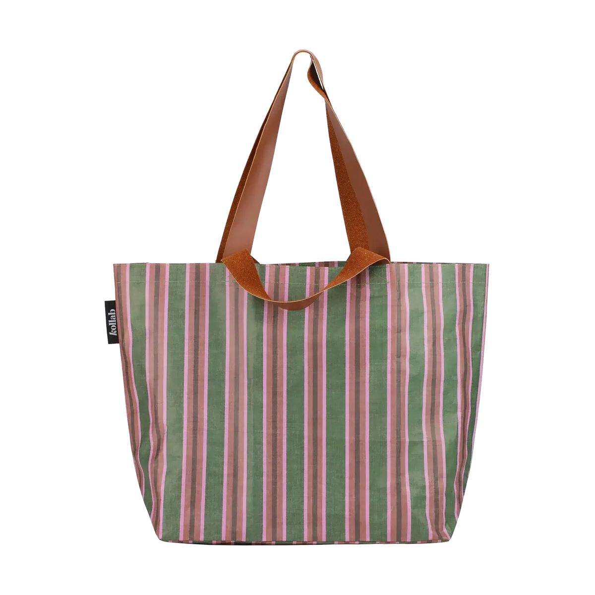 SHOPPER TOTE in Forest Stripe by kollab