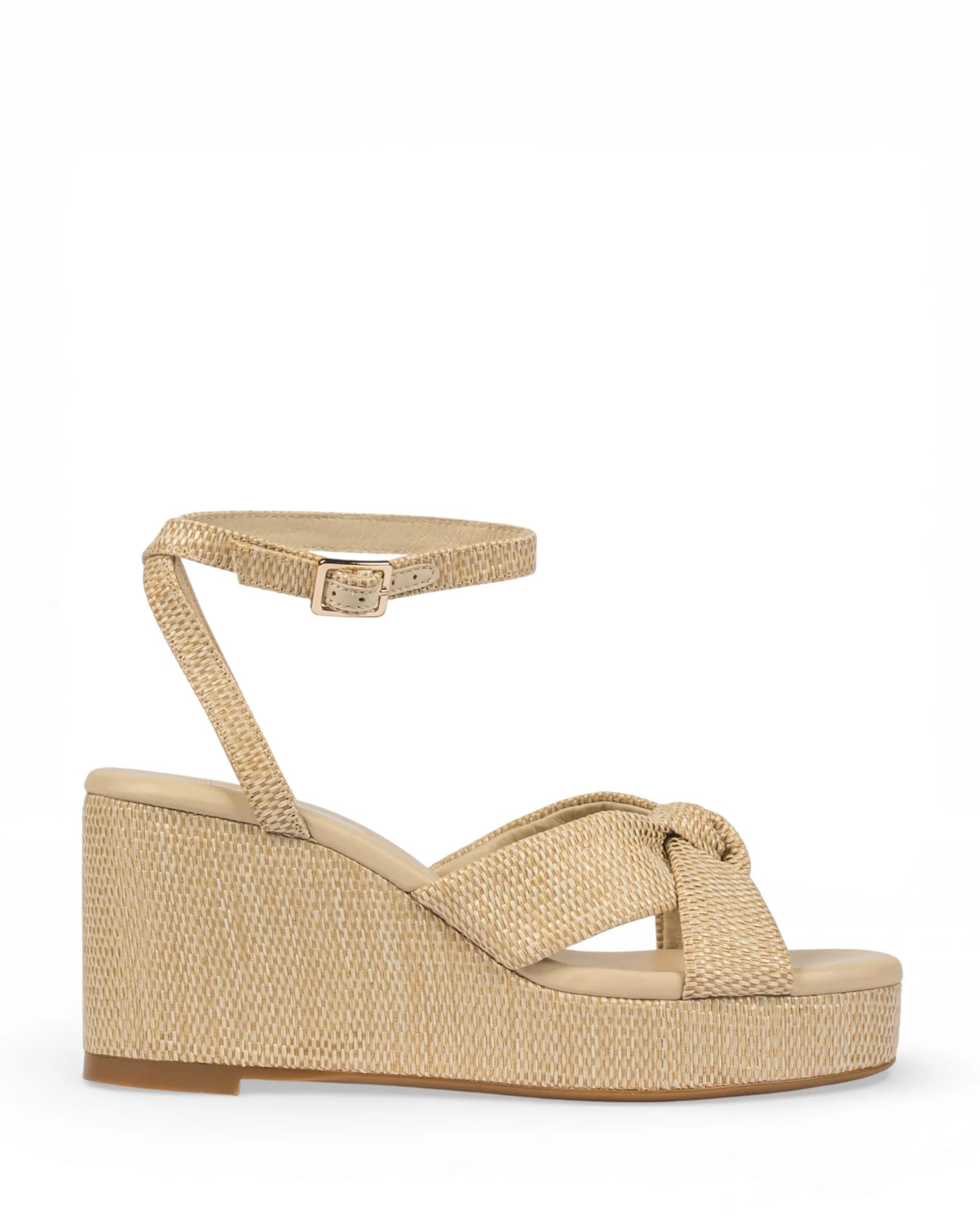 INCLINATION WEDGE in Salt Raffia from Zoe Kratzmann