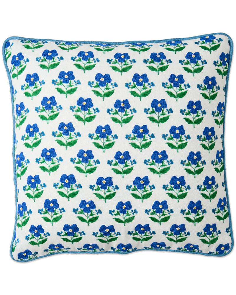 ANNA SPIRO INDIAN SUMMER WHITE EMBROIDERED CUSHION from the amazing range of Kip & Co