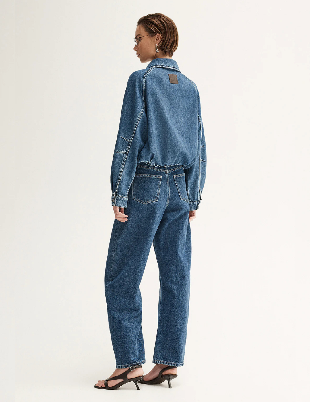 ADDISON DENIM JACKET in Dark Indigo by Elka Collective
