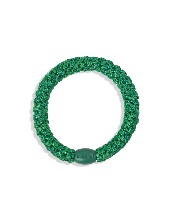KKNEKKI ORIGINAL HAIR TIES in Esmeralda Glitter by KKNEKKI