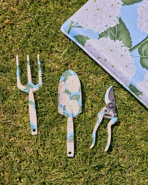 GARDEN TOOLS + GLOVES SET in Hydrangea Blue from the amazing range of Kip & Co products