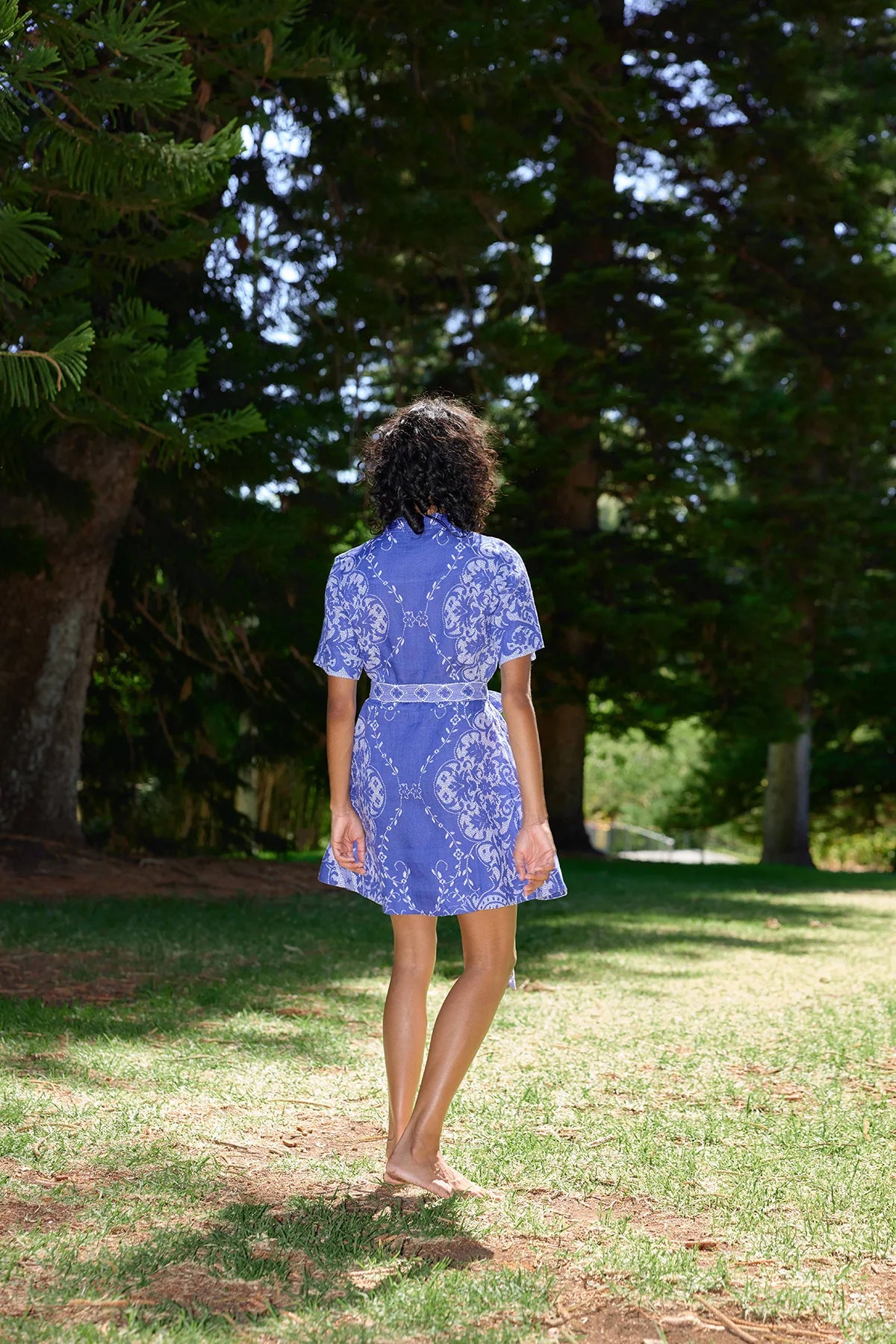 NAMI DRESS in Royal + Antique from Aston Studio