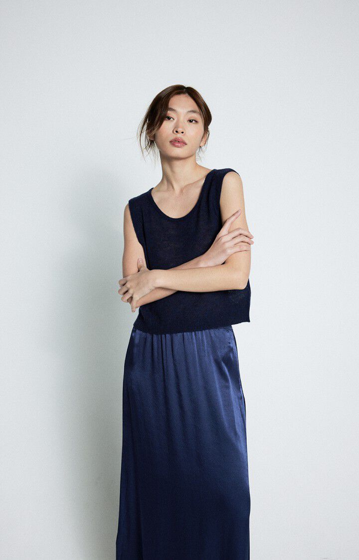 DUMY TANK TOP DUM18B | Navy Melange - Darling & Domain