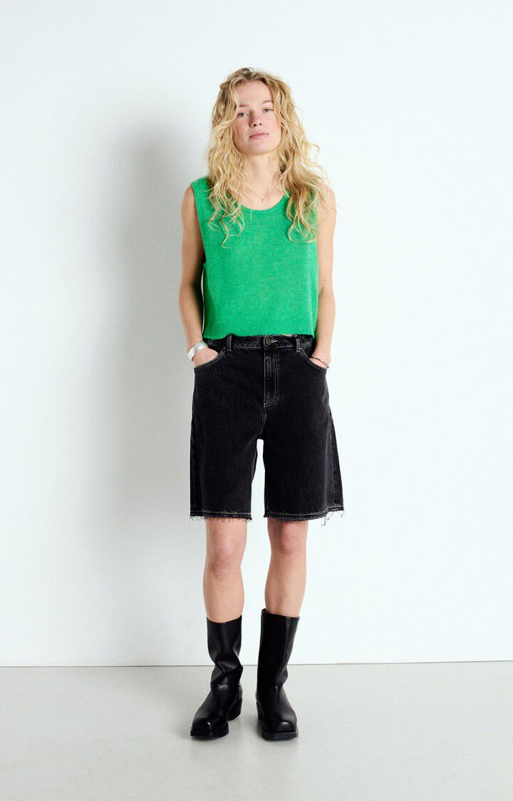 DUMY TANK TOP DUM18B | Green Melange - Darling & Domain
