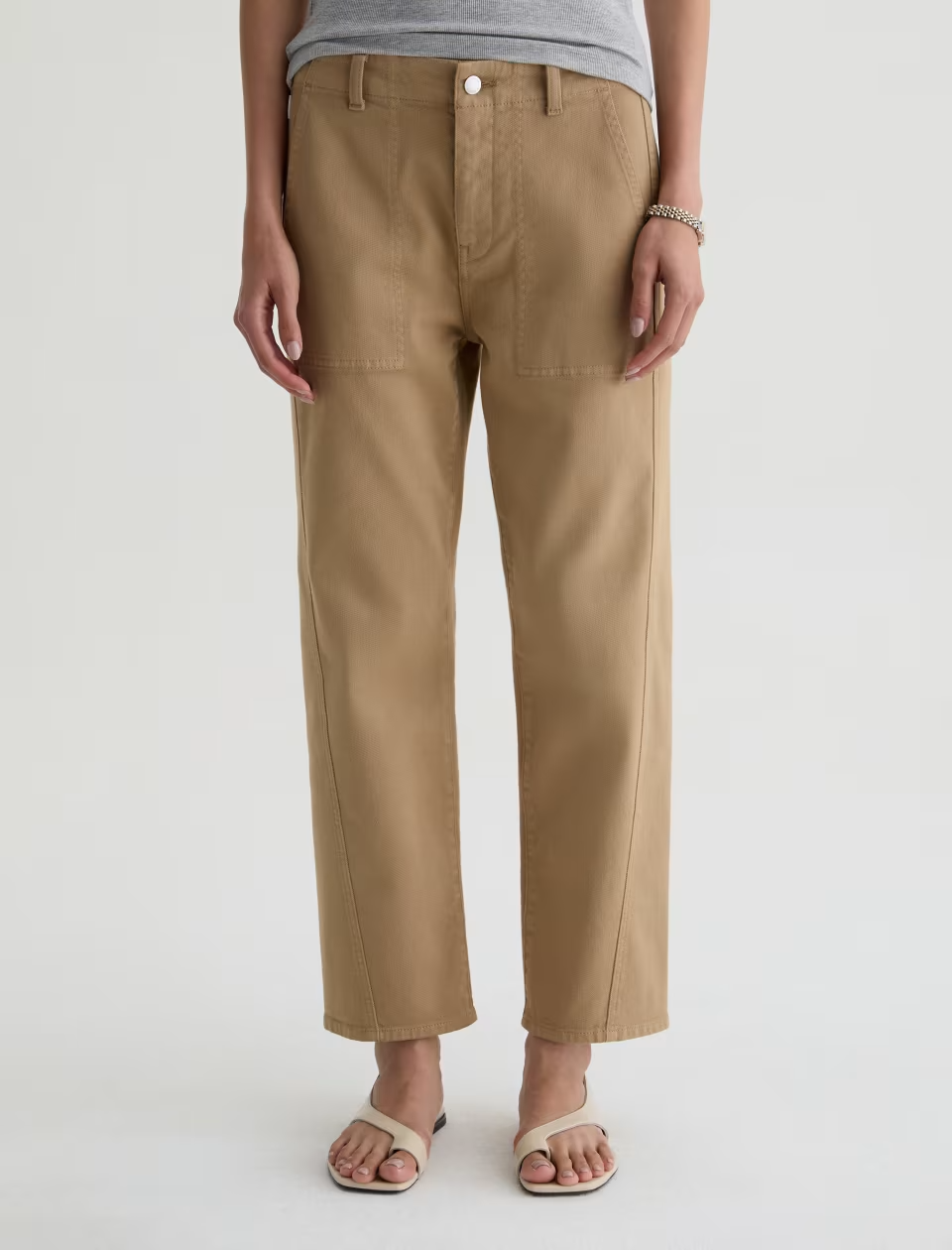 ANALEIGH JEAN in Khaki Sand by AG Jeans