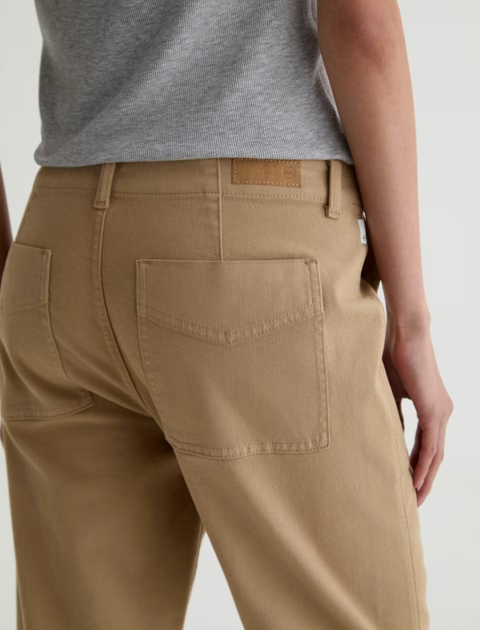 ANALEIGH JEAN in Khaki Sand by AG Jeans
