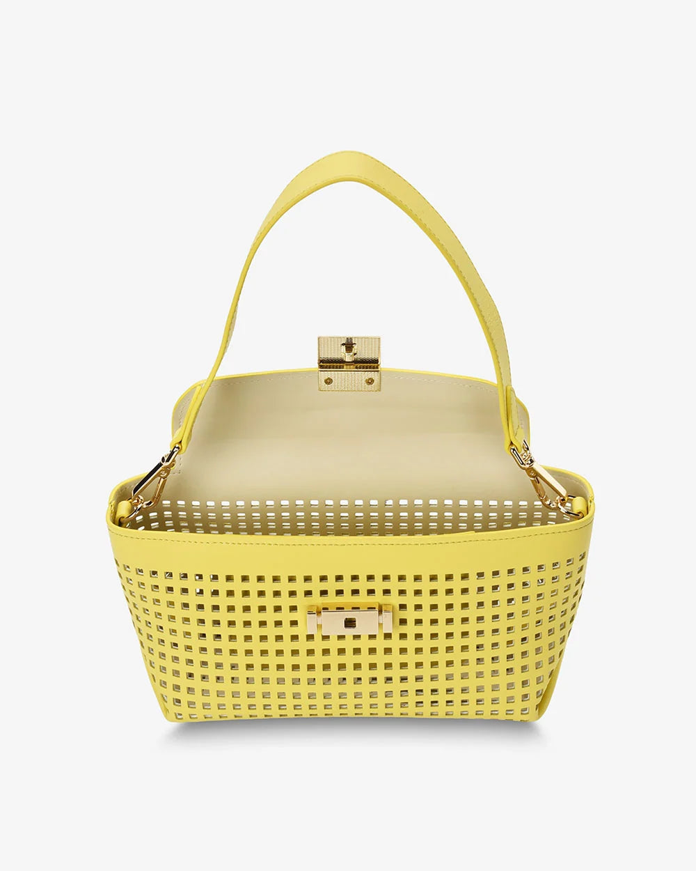 AURORA BAG in Perforated Lemon by Arlington Milne