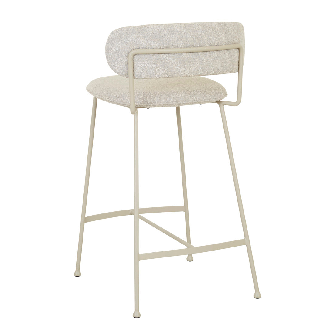 PICCOLO BARSTOOL in Feather Speckle - Matt Cashmere by GlobeWest at Darling & Domain