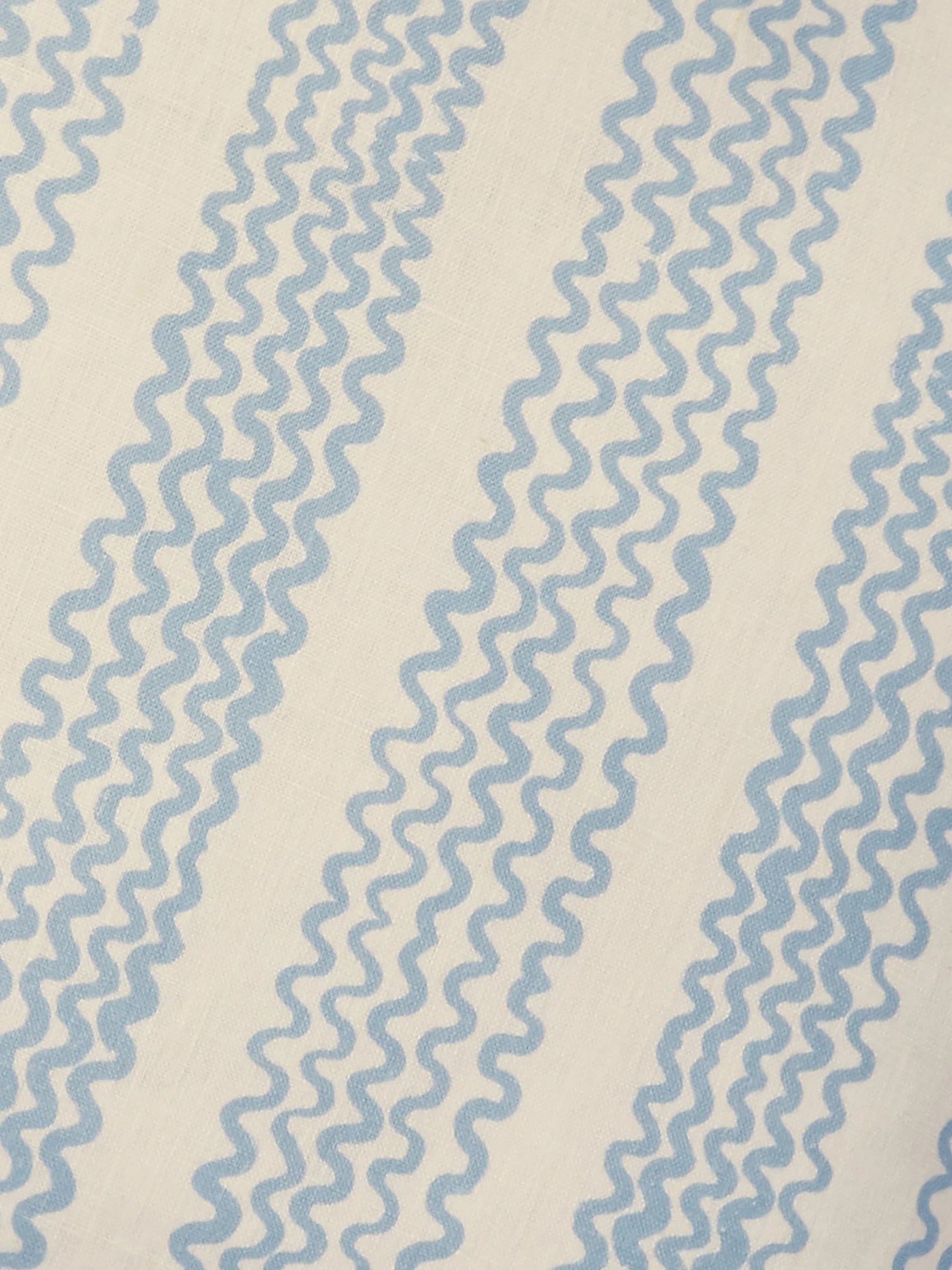 MINI WAVES SOFT BLUE LINEN CUSHION - 50cm from Bonnie and Neil