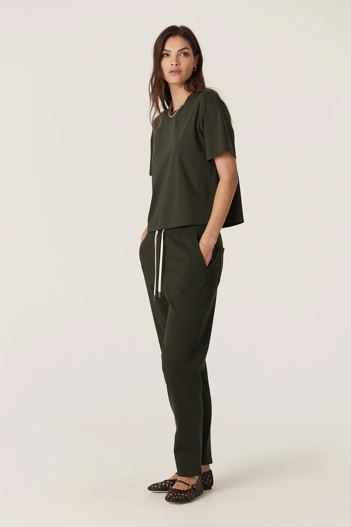 LUCA TWILL JOGGER in Forest Green from Cable Melbourne