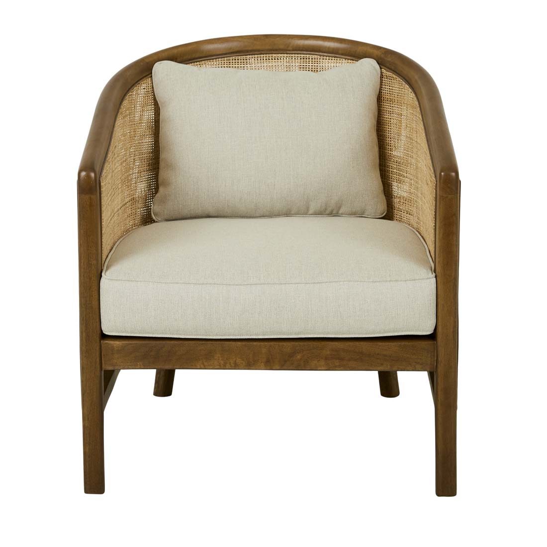 COLOMBO OCCASIONAL CHAIR in Natural - Hazelnut by GlobeWest at Darling & Domain