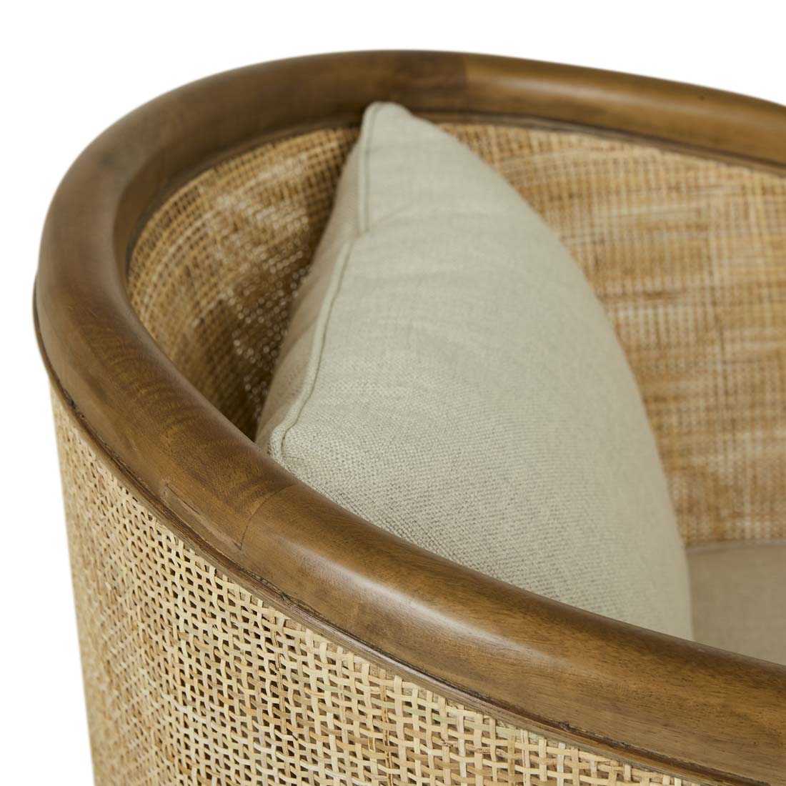 COLOMBO OCCASIONAL CHAIR in Natural - Hazelnut by GlobeWest at Darling & Domain