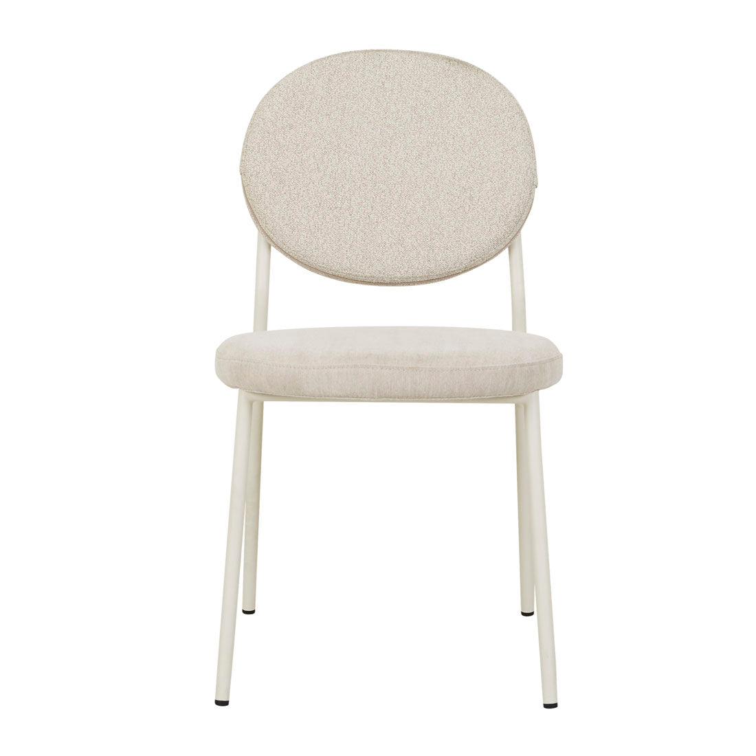 LAYLAH LOOP DINING CHAIR in Wheat-Almond Milk by GlobeWest at Darling & Domain