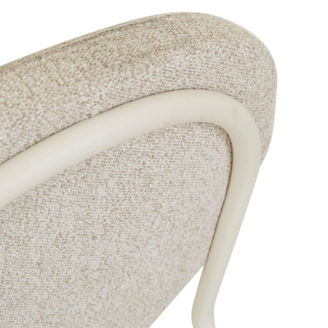 LAYLAH LOOP DINING CHAIR in Wheat-Almond Milk by GlobeWest at Darling & Domain