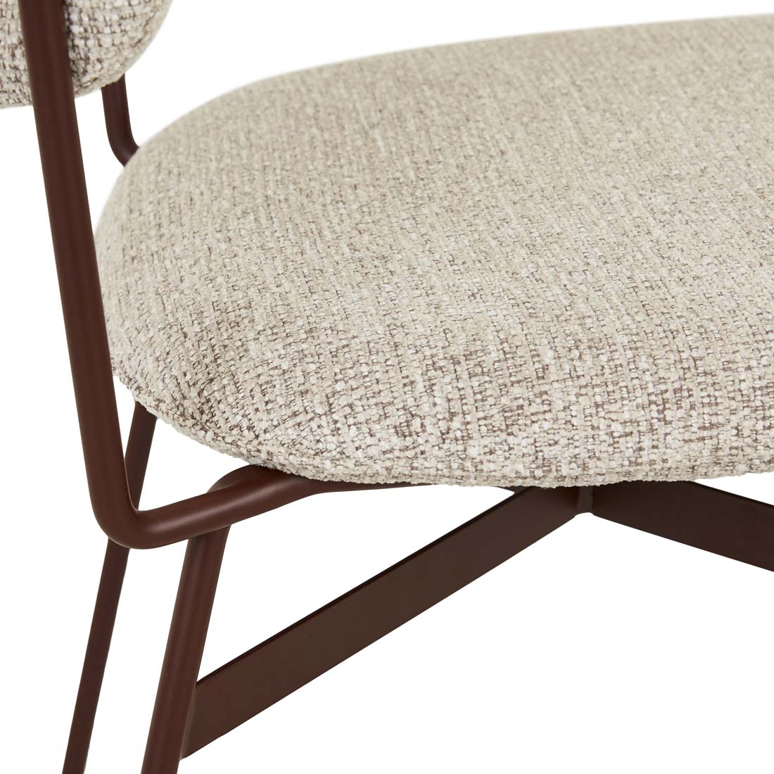 PICCOLO DINING CHAIR in Owl Speckle-Matt Syrah by GlobeWest at Darling & Domain