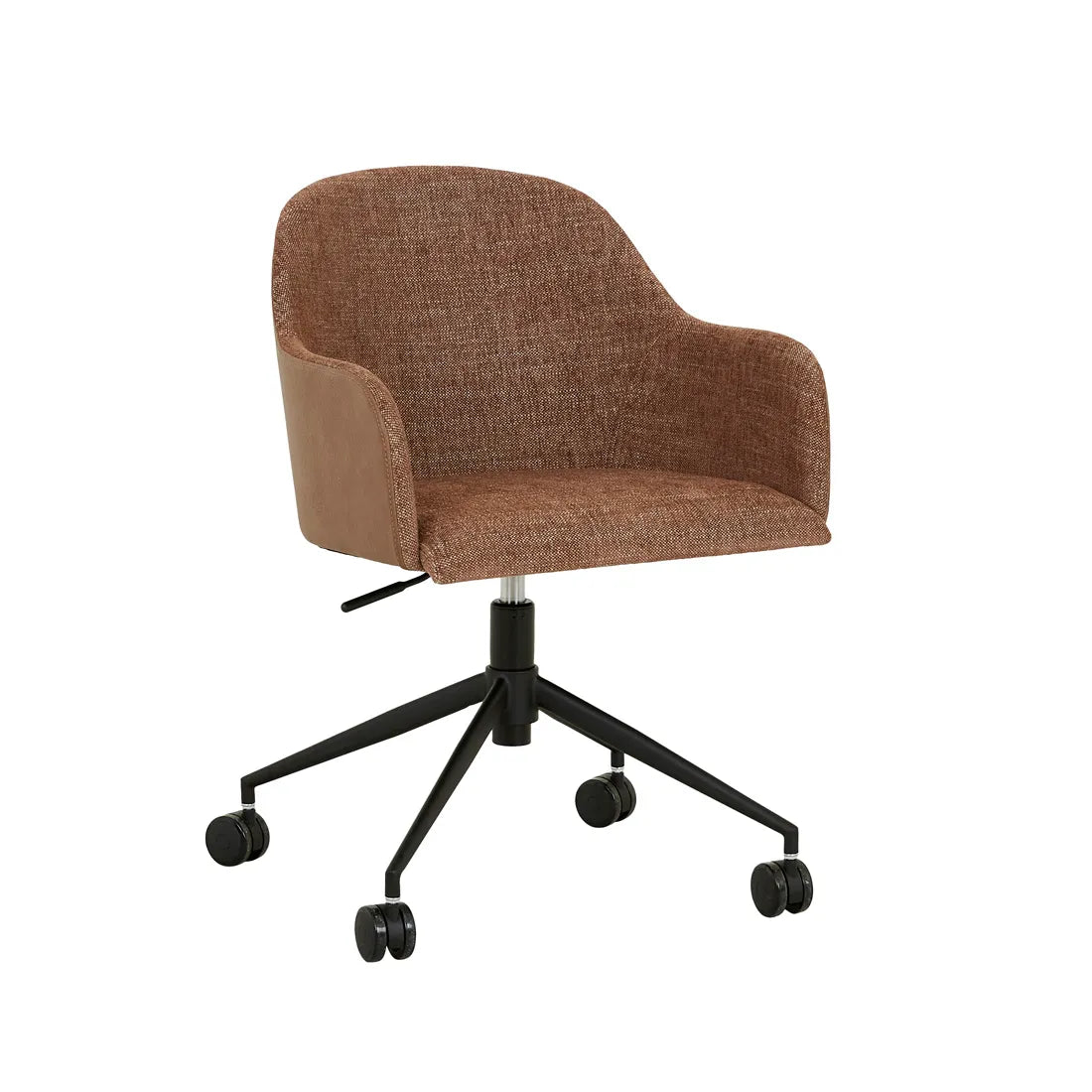 RILEY OFFICE CHAIR in Tawny-Nutmeg PU by GlobeWest at Darling & Domain