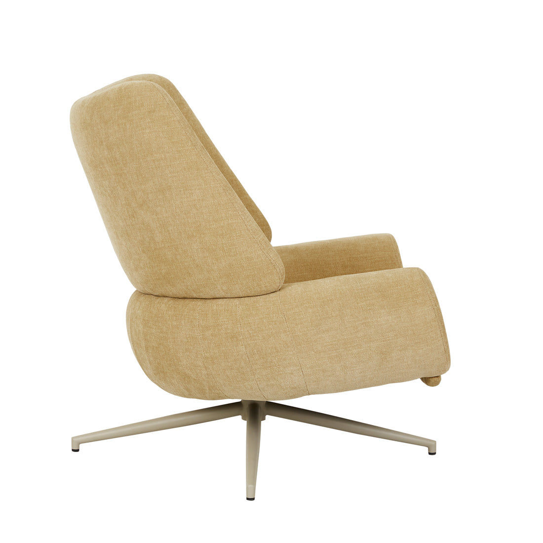 Rowan Occasional Chair in Copeland Honey with Matt Cashmere Metal by GlobeWest at Darling & Domain