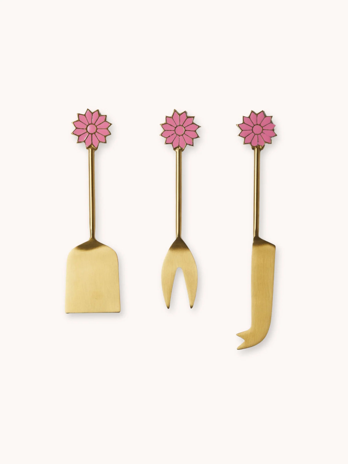 PETAL CHEESE KNIFE SET in Berry by Bonnie and Neil