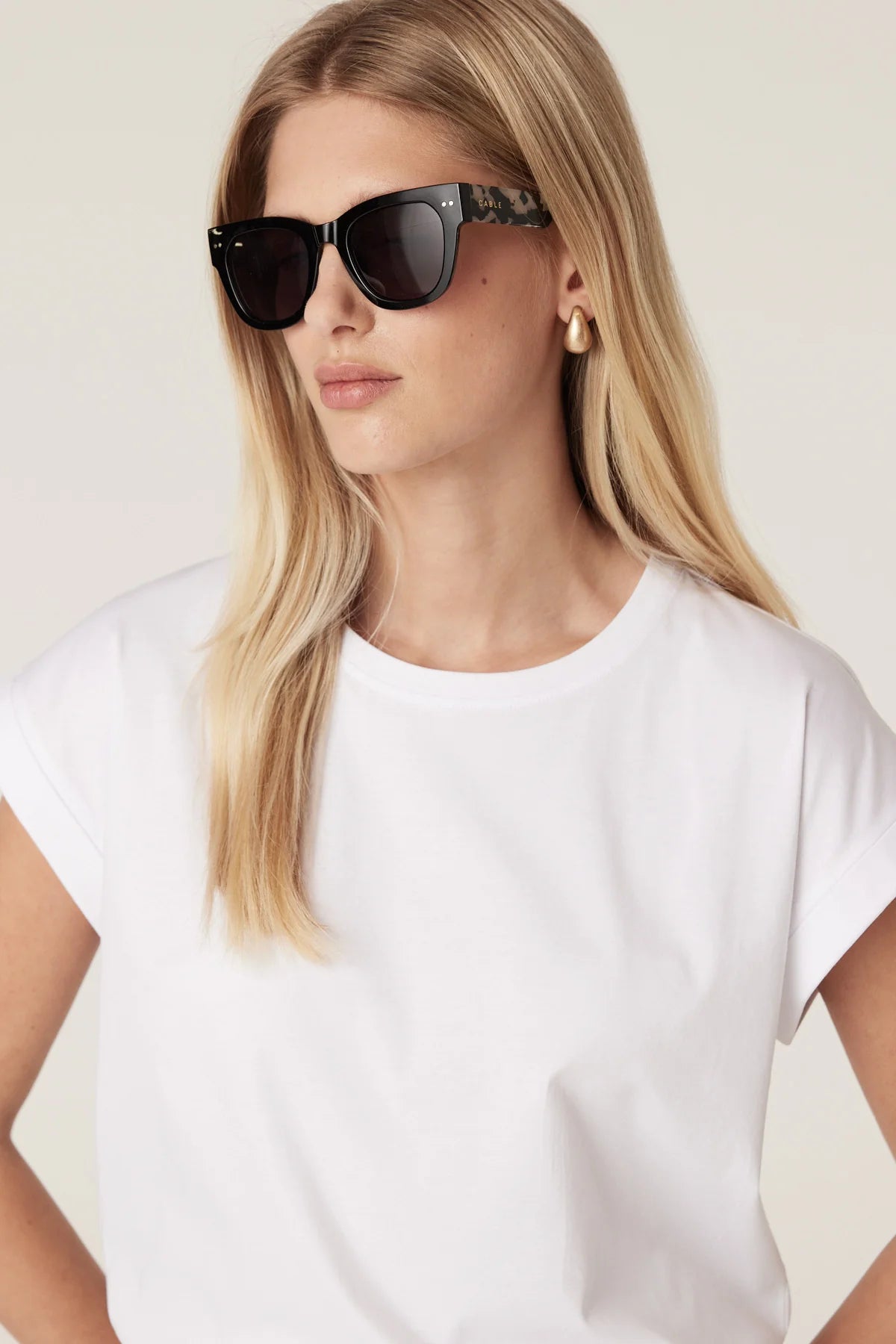 PIMA TEE | White - Darling & Domain