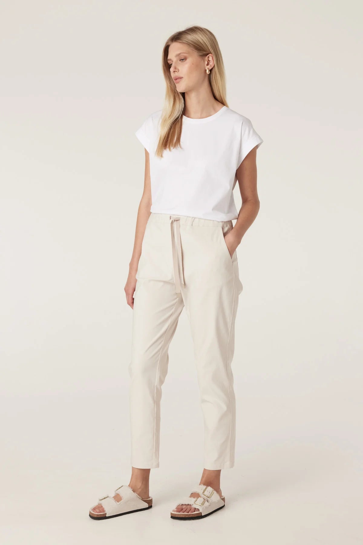 PIMA TEE | White - Darling & Domain