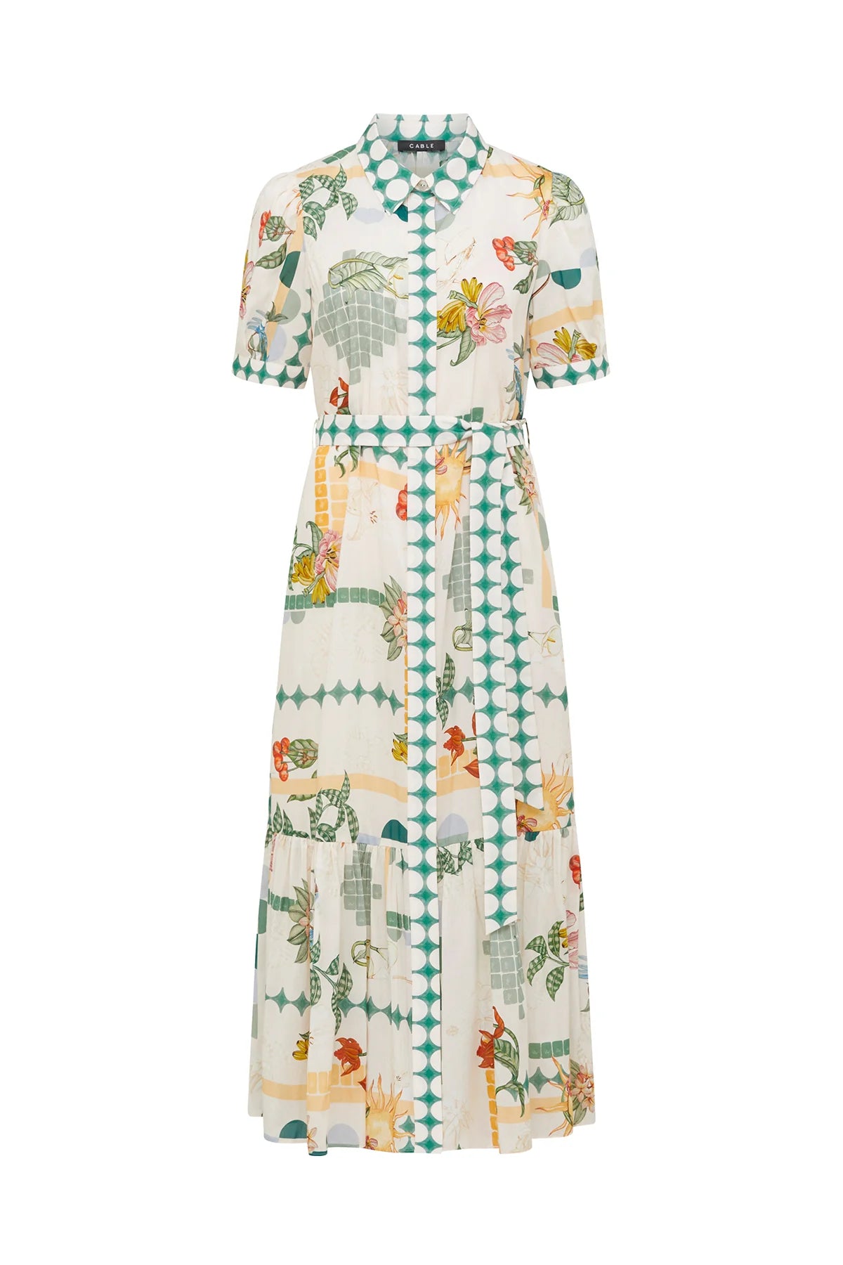 EVITA MAXI DRESS in Eden Print from Cable Melbourne