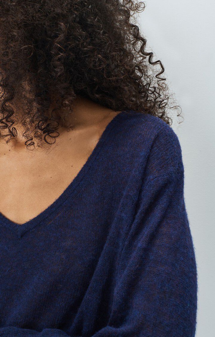 DUMY JUMPER DUM18A in Navy Melange by American Vintage
