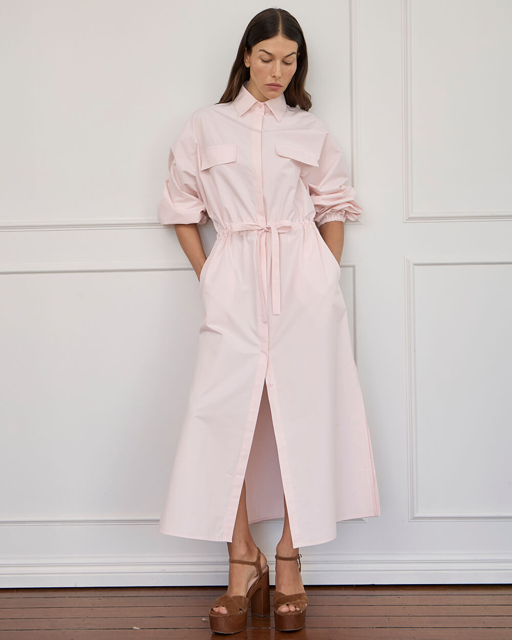 DAYTONA DRESS in Baby Pink by Arlington Milne