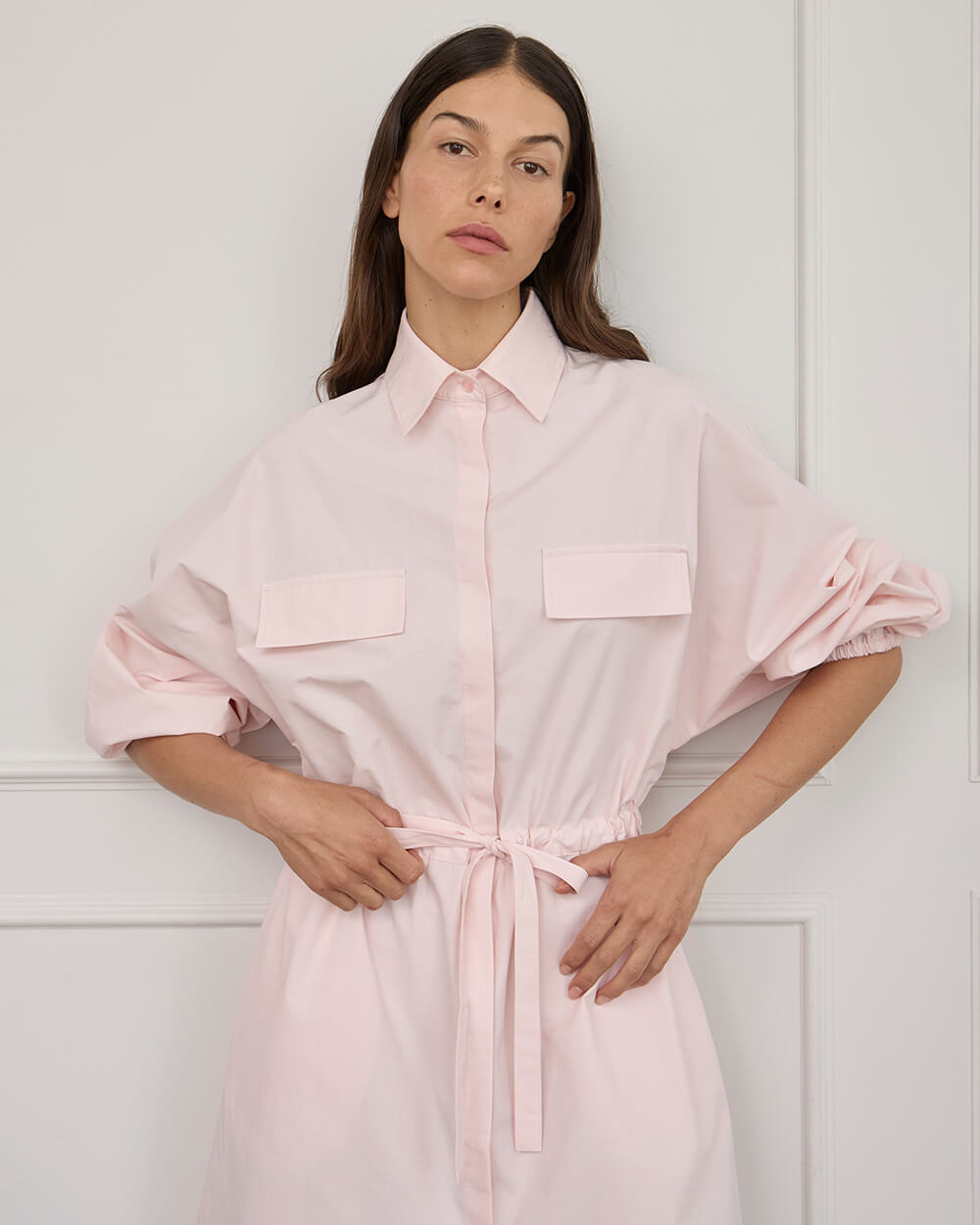 DAYTONA DRESS in Baby Pink by Arlington Milne