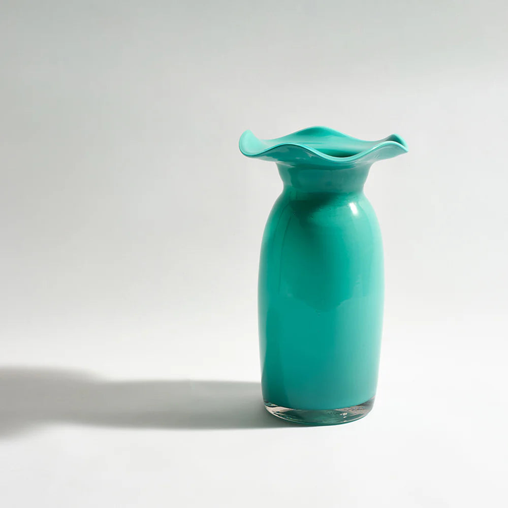 FLORENCE LARGE VASE in Teal by Ben David by KAS