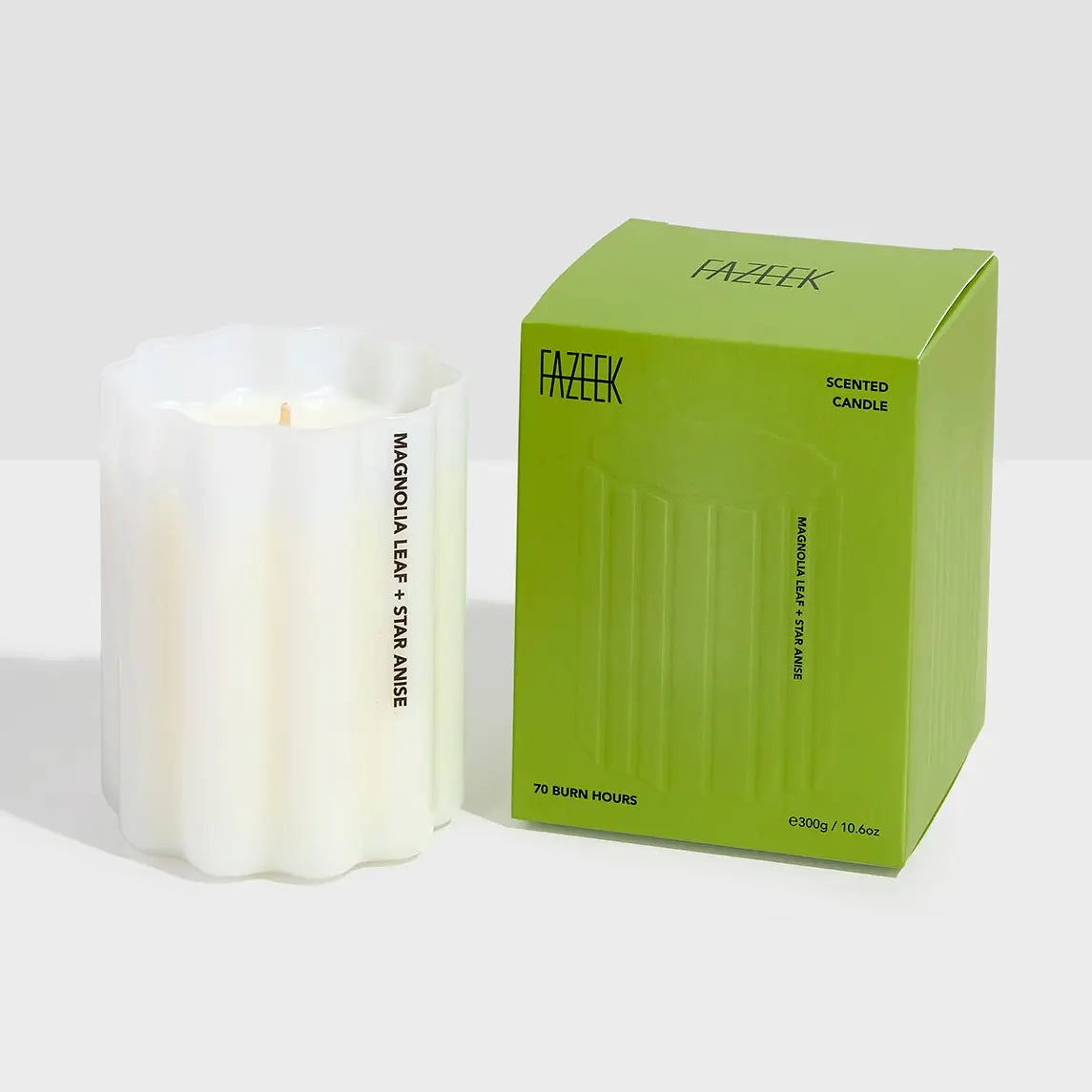 WAVE CANDLE | Magnolia Leaf + Star Anise - Darling & Domain