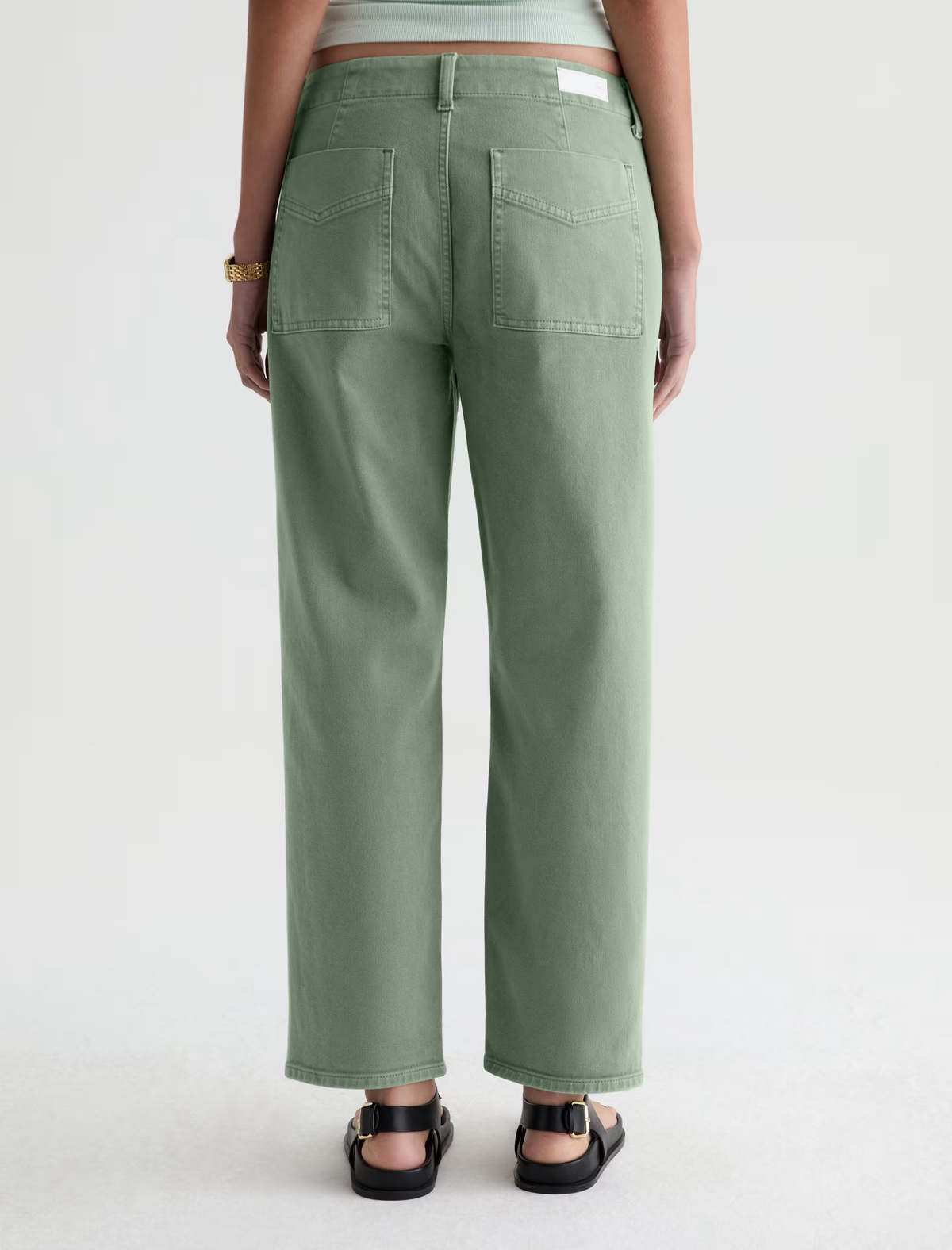 ANALEIGH JEAN in Sulfur Faded Moss by AG Jeans
