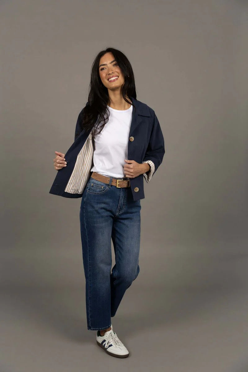 DASH COAT | Navy - Darling & Domain