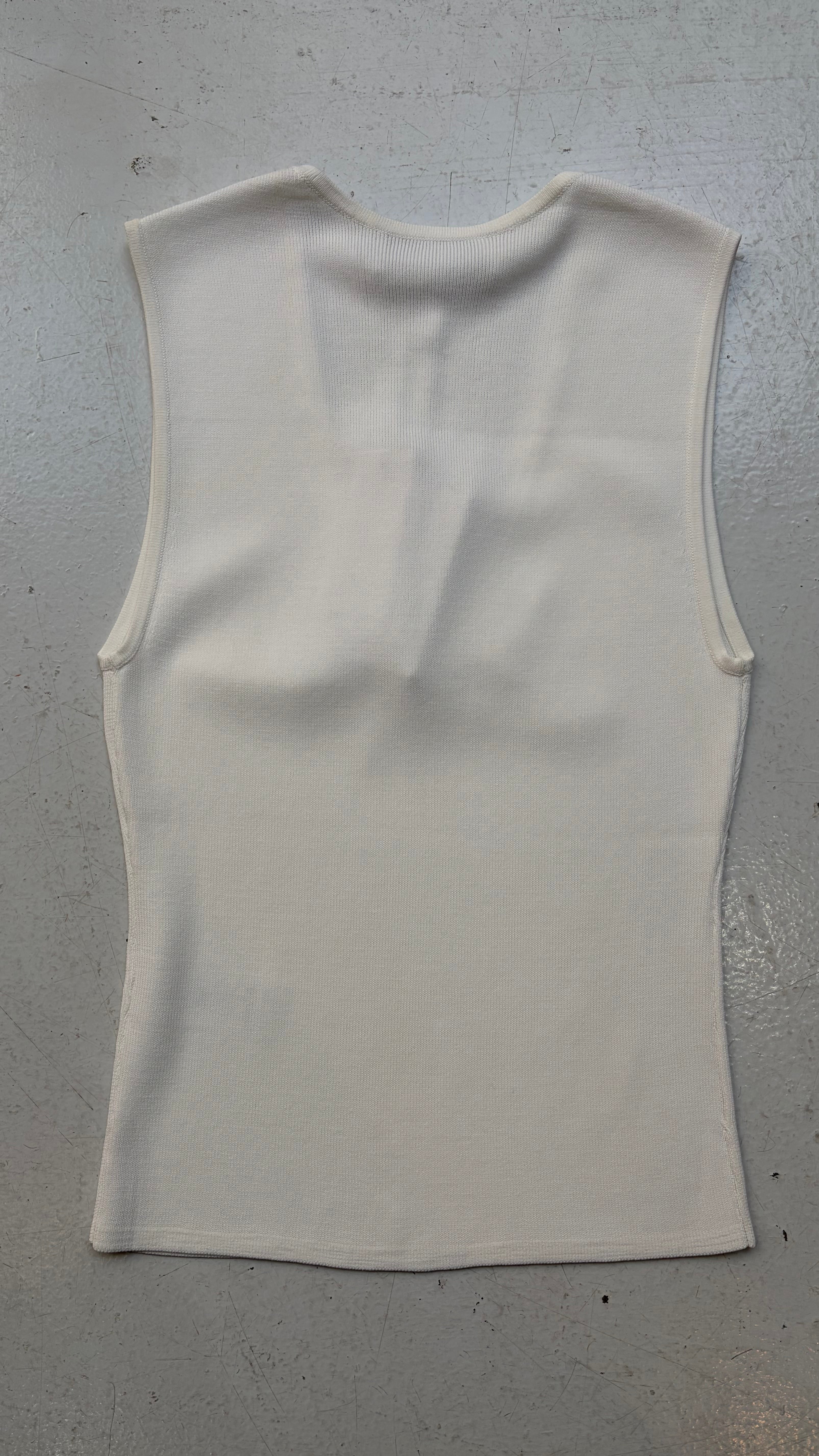 LINDSAY KNIT TOP in White by Elka Collective