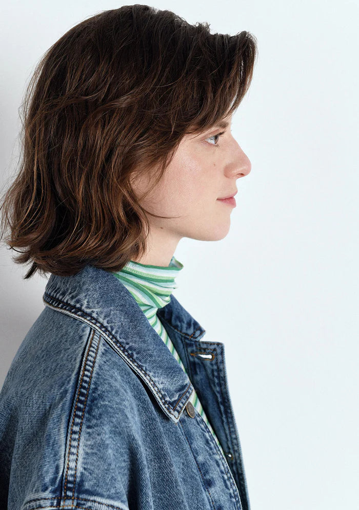JOYBIRD DENIM JACKET Joy16I in Stone by American Vintage