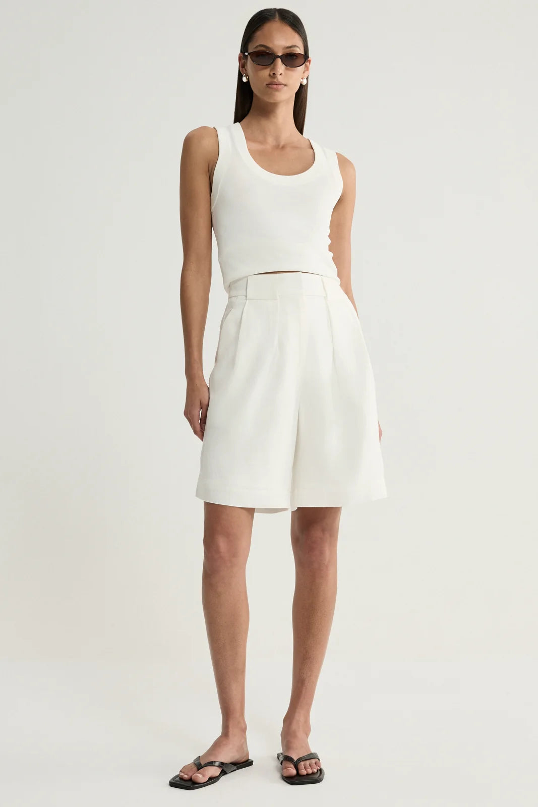 FORD SHORT in White by Elka Collective