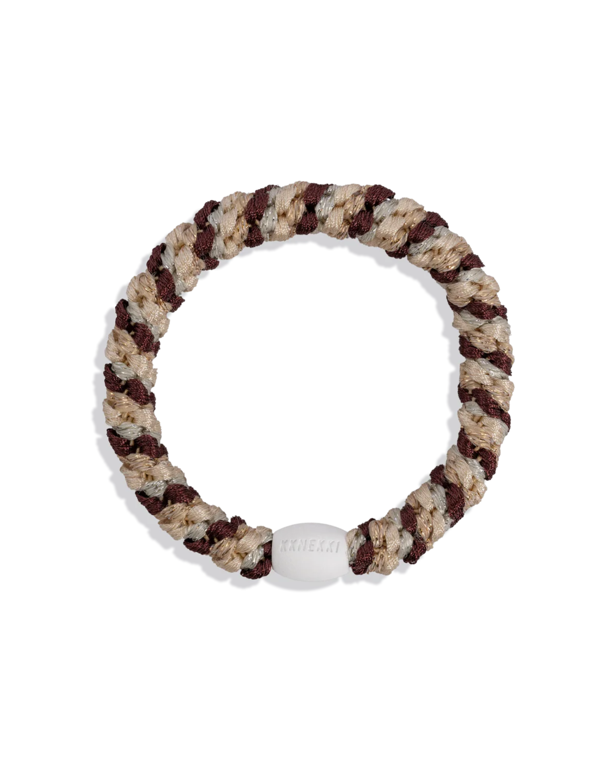 KKNEKKI Original Hair Ties in Mix Wheat Dark Rust Glitter