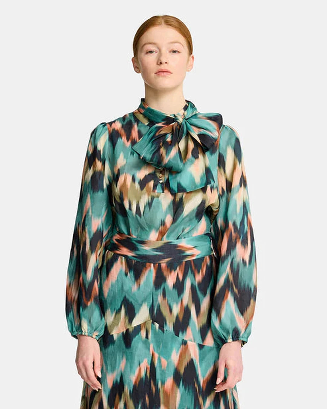 KITTY BLOUSE in Haze by Arlingtone Milne