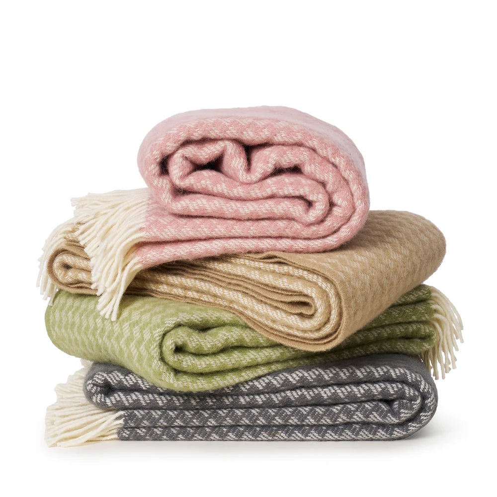 KLIPPAN PALAZZO WOOL BLANKET | Rose Garden - Darling & Domain