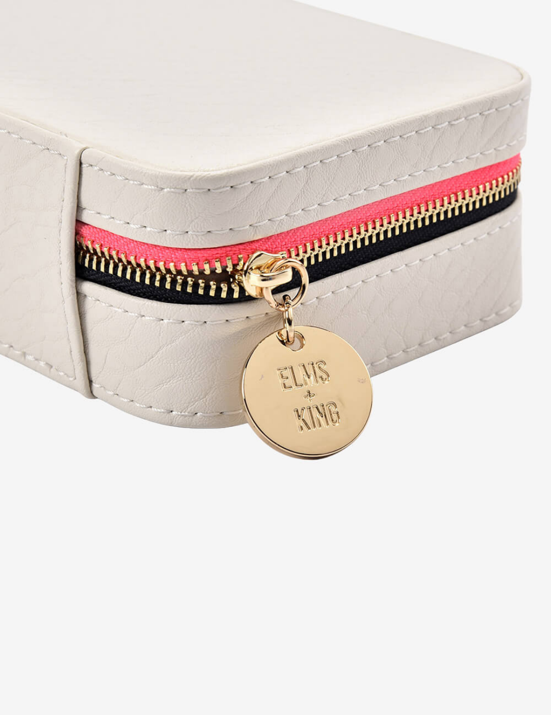 LONG JEWELLERY CASE in Chalk by Elms + King