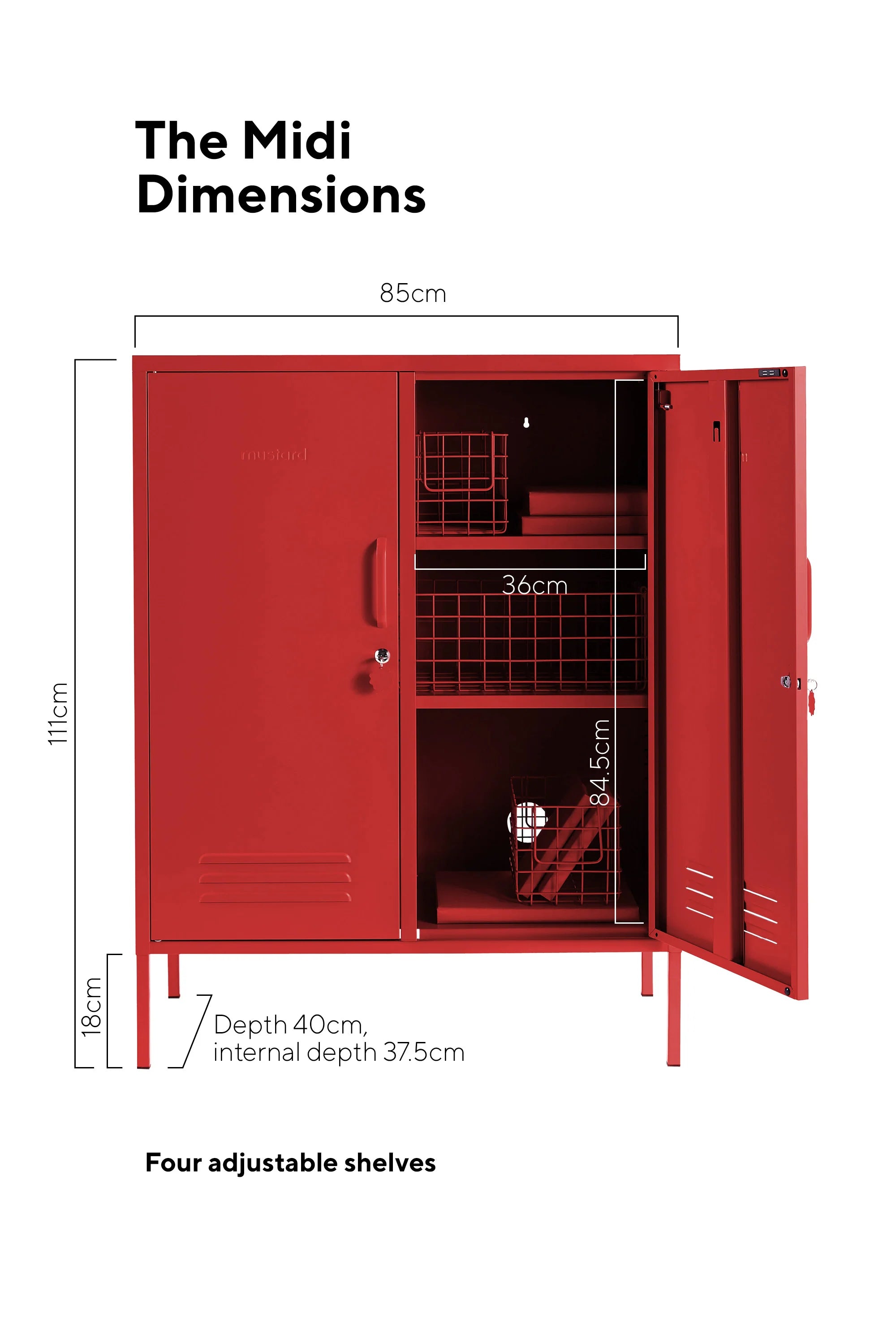 MUSTARD MADE LOCKER | The Midi | Poppy - Darling & Domain