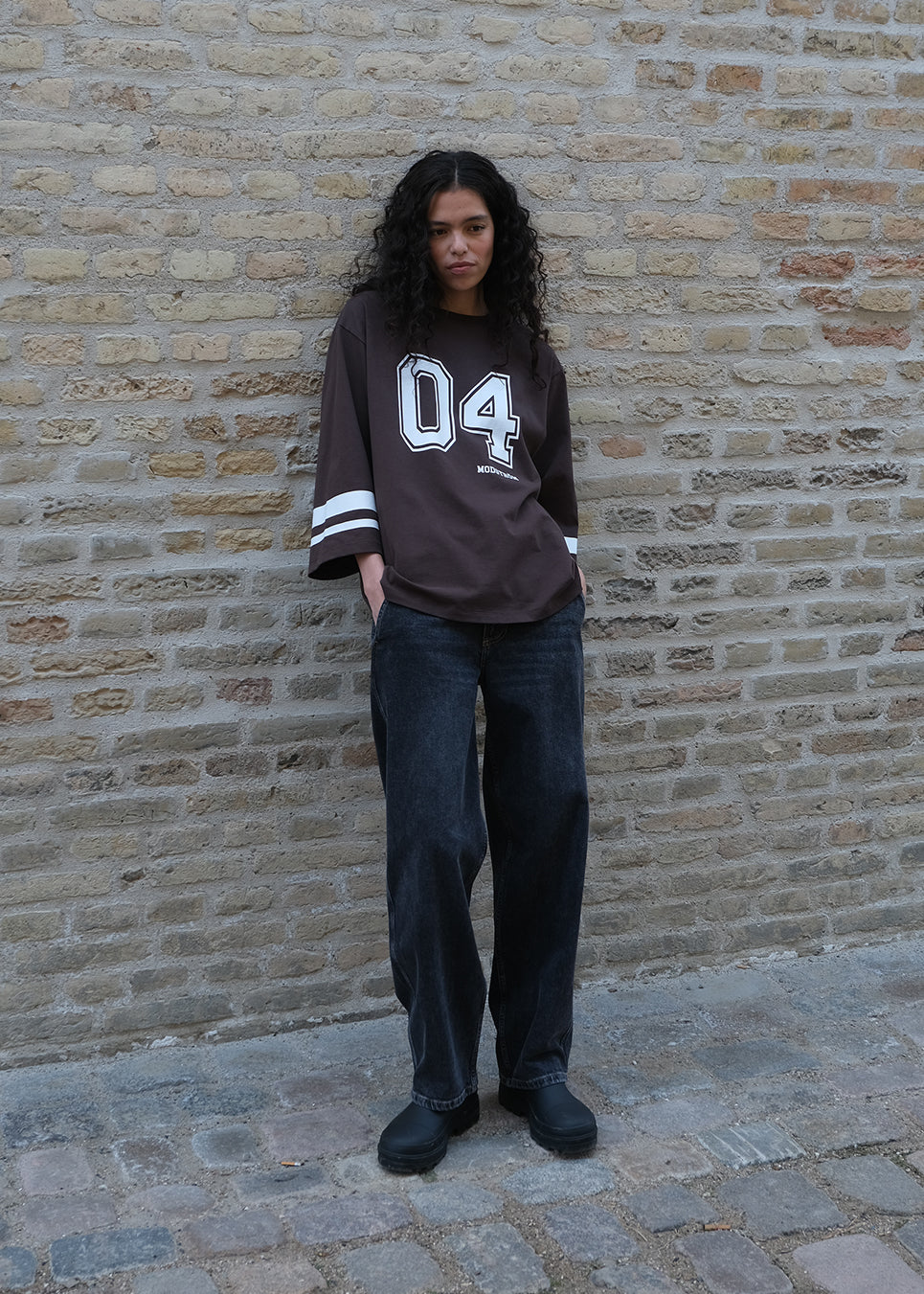 POPPY MD JEANS in Black Wash by Modstrom
