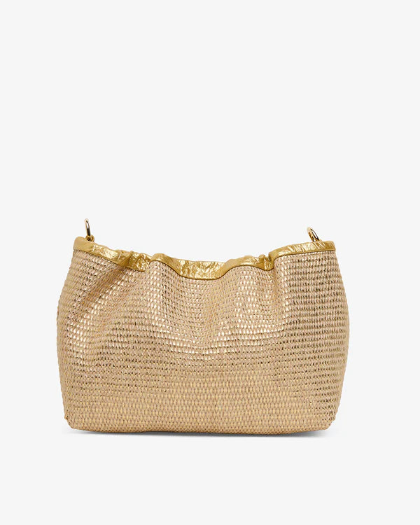 MONTY BAG in Gold Weave by Elms and King